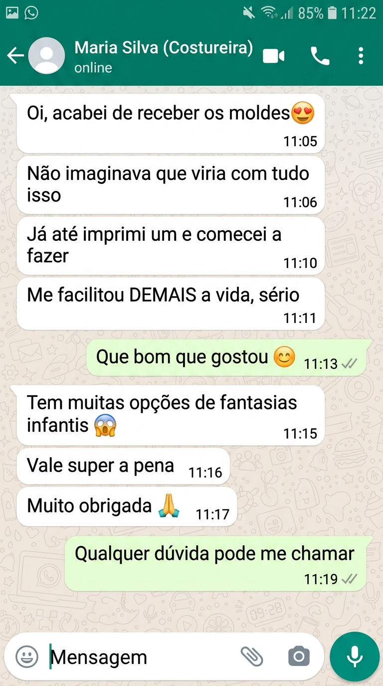 Depoimento WhatsApp