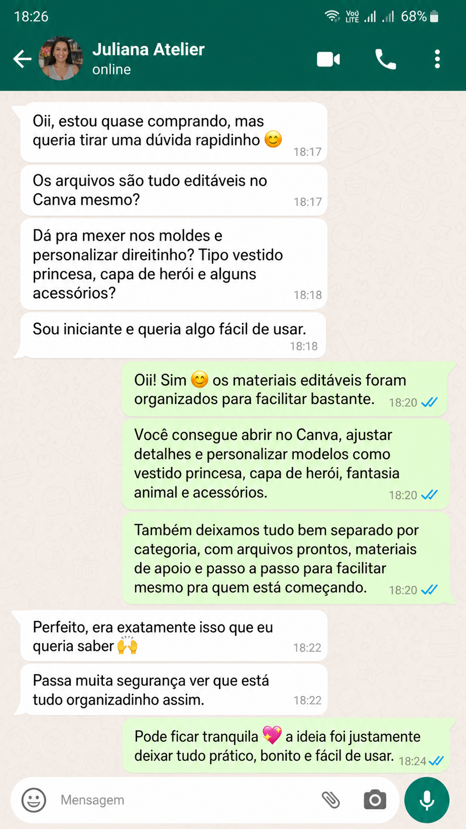 Depoimento 2 - WhatsApp