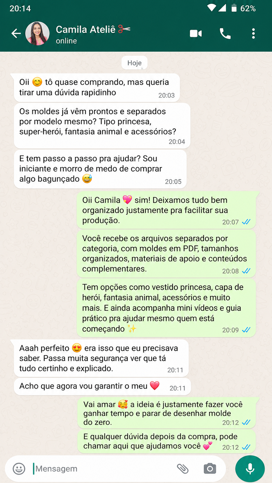 Depoimento 4 - WhatsApp