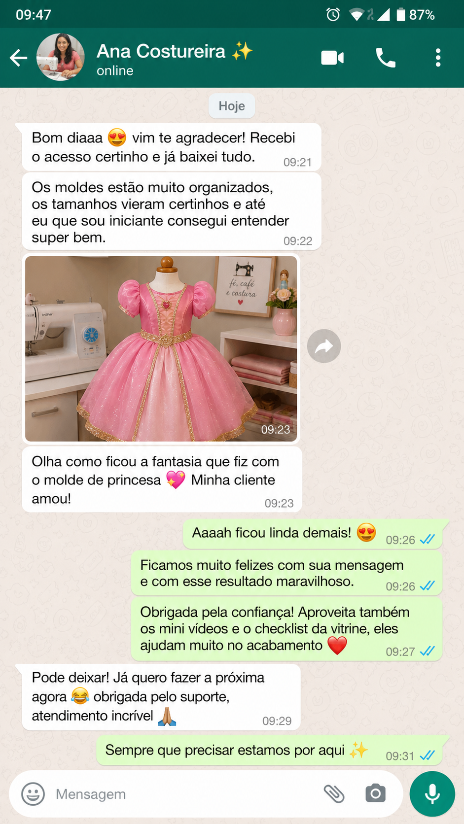 Depoimento 5 - WhatsApp